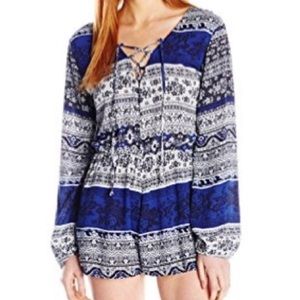 Beautiful NWOT Lucy Love boho romper!